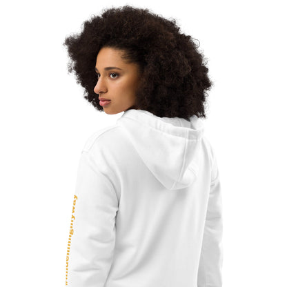 Motivational Mom Hoodie Glow-Up Style in White Premium