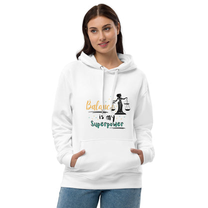 Motivational Mom Hoodie Glow-Up Style in White Premium