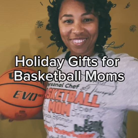 Basketball Mom “All My Roles” Word Cloud T-Shirt