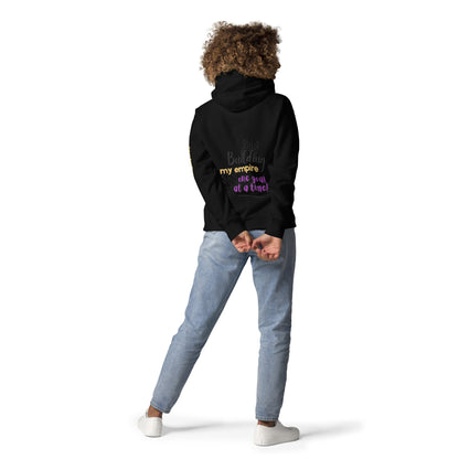 Black Building My Empire Hoodie for Moms
