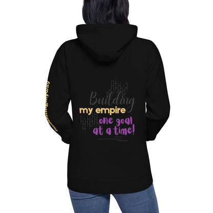 Black Building My Empire Hoodie for Moms