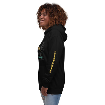 Balance Is My Superpower Hoodie in Black