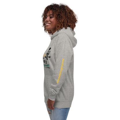 Balance Is My Superpower Hoodie in Gray