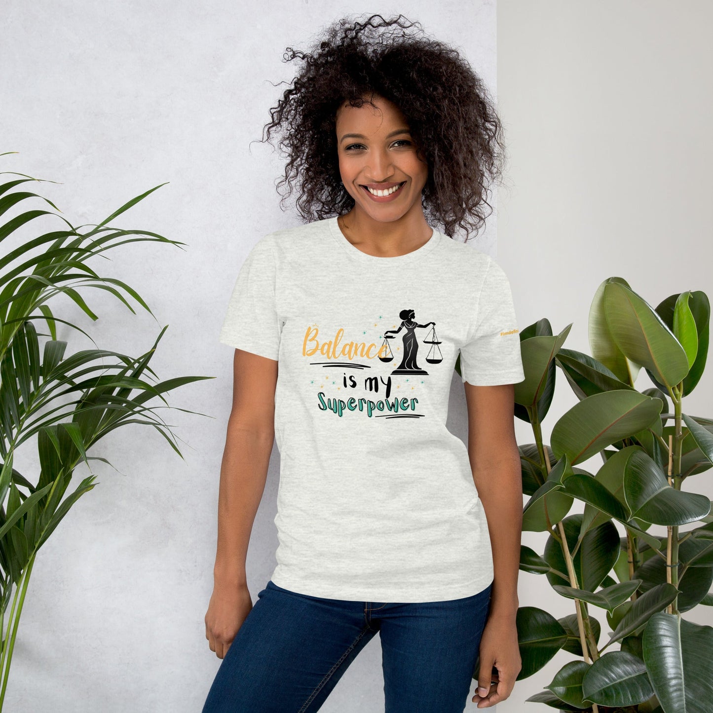 Balance Is My Superpower T-Shirt in White