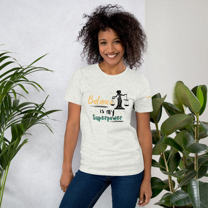 Balance Is My Superpower T-Shirt in White
