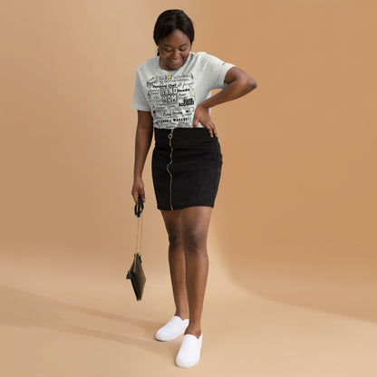 Band Mom All My Roles T-Shirt – Sports Mom Merch Product mockup