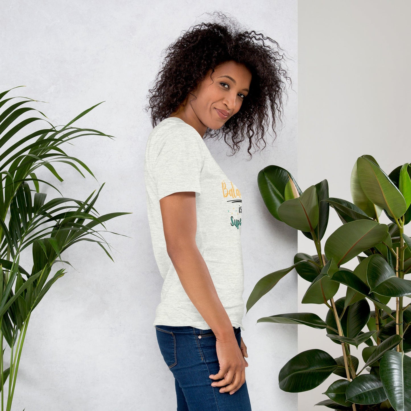 Balance Is My Superpower T-Shirt in White