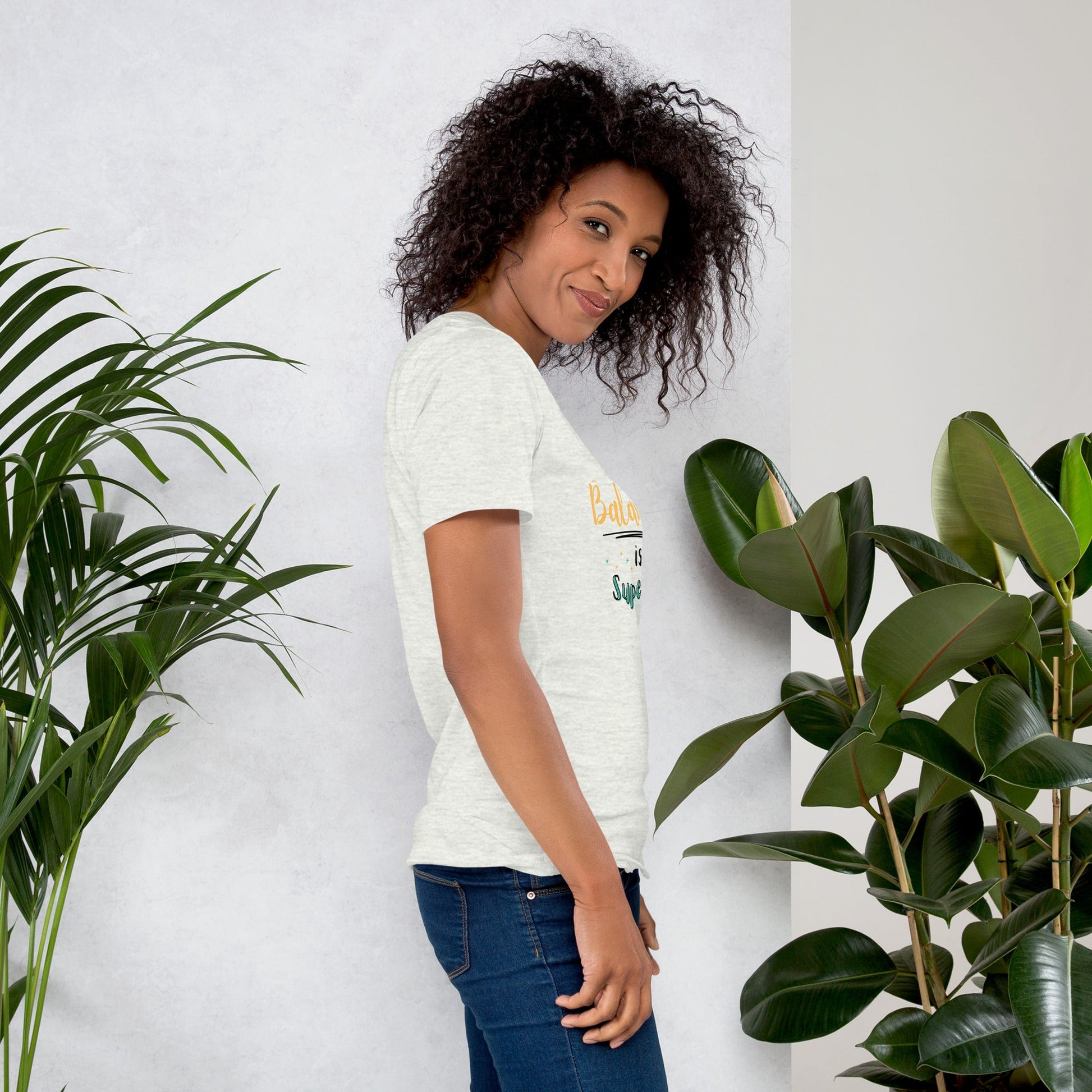 Balance Is My Superpower T-Shirt in White