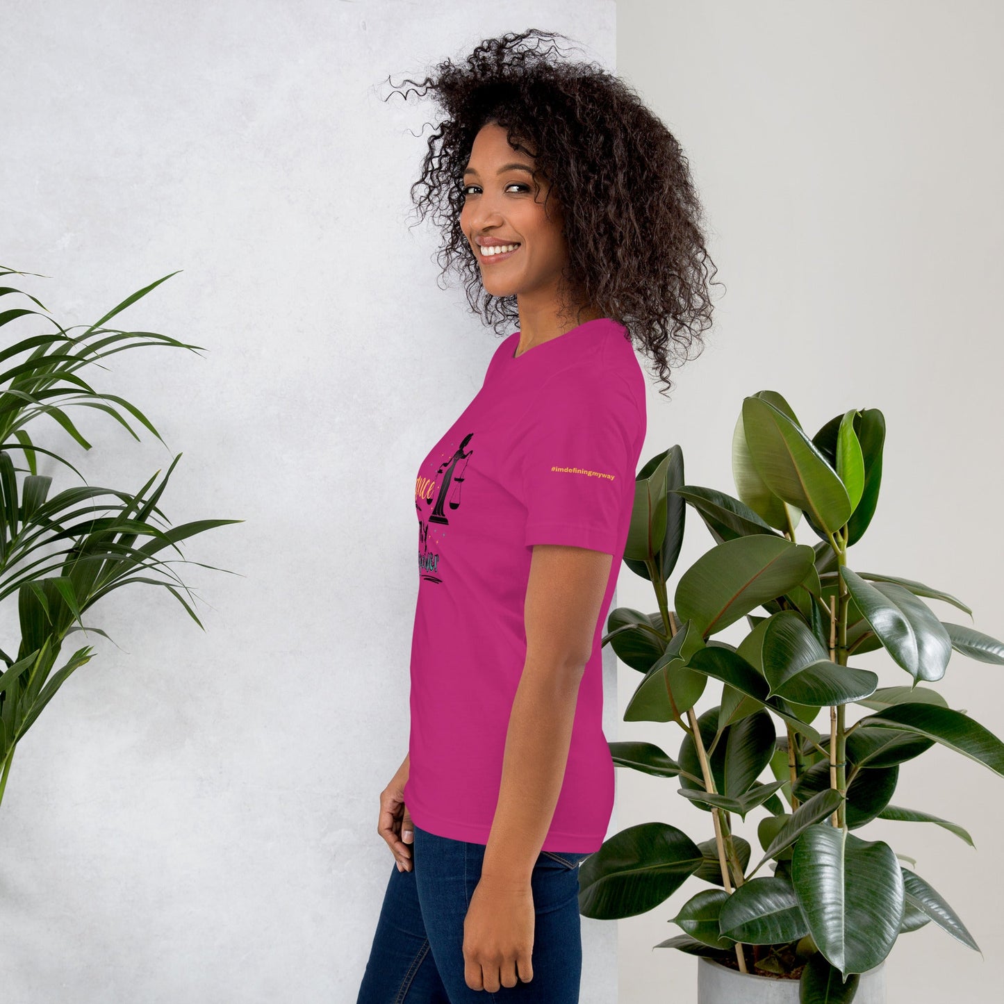 Motivational Mom T-Shirt Glow-Up Style in Pink