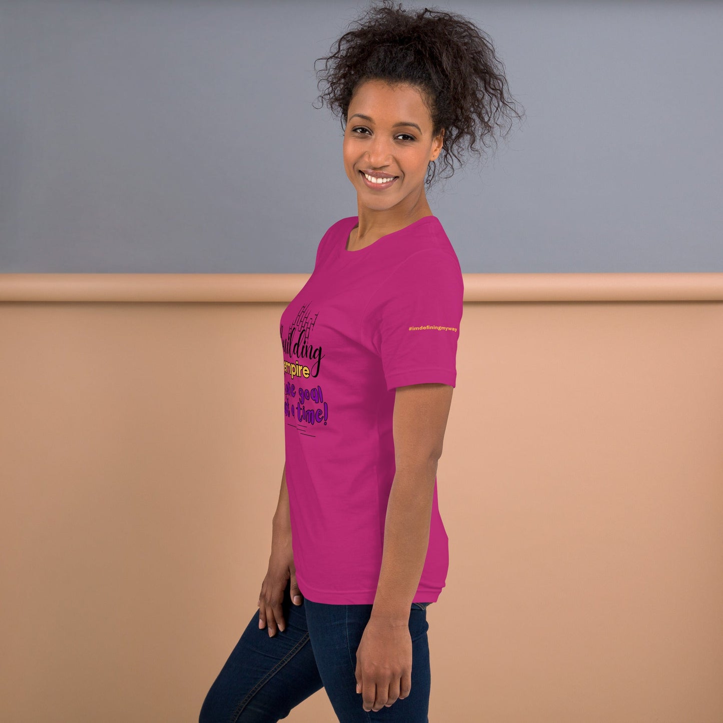 Pink Building My Empire T-Shirt for Moms