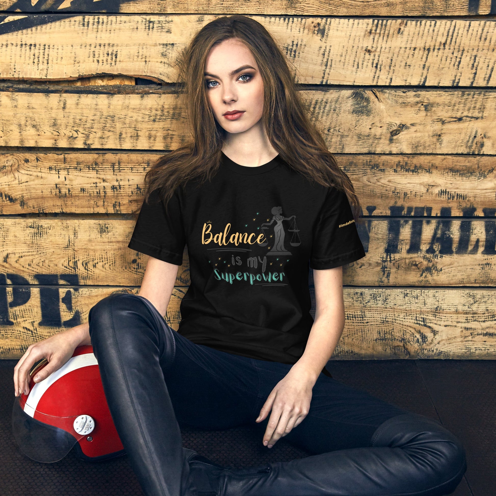 Motivational Mom T-Shirt Glow-Up Style in Black