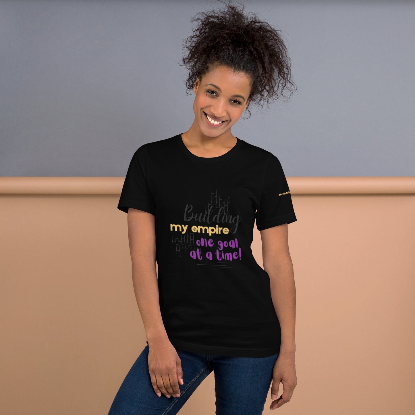 Black Building My Empire T-Shirt for Moms