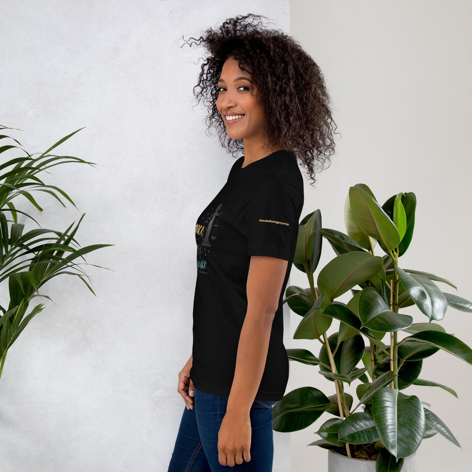 Balance Is My Superpower T-Shirt in Black