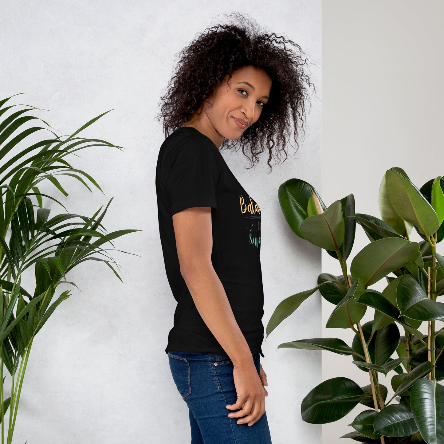 Balance Is My Superpower T-Shirt in Black