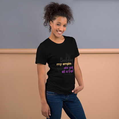 Black Building My Empire T-Shirt for Moms