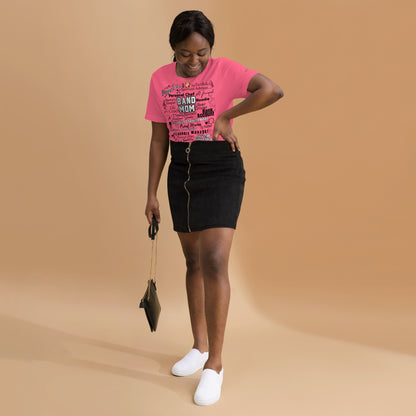 Band Mom All My Roles T-Shirt – Sports Mom Merch Product mockup