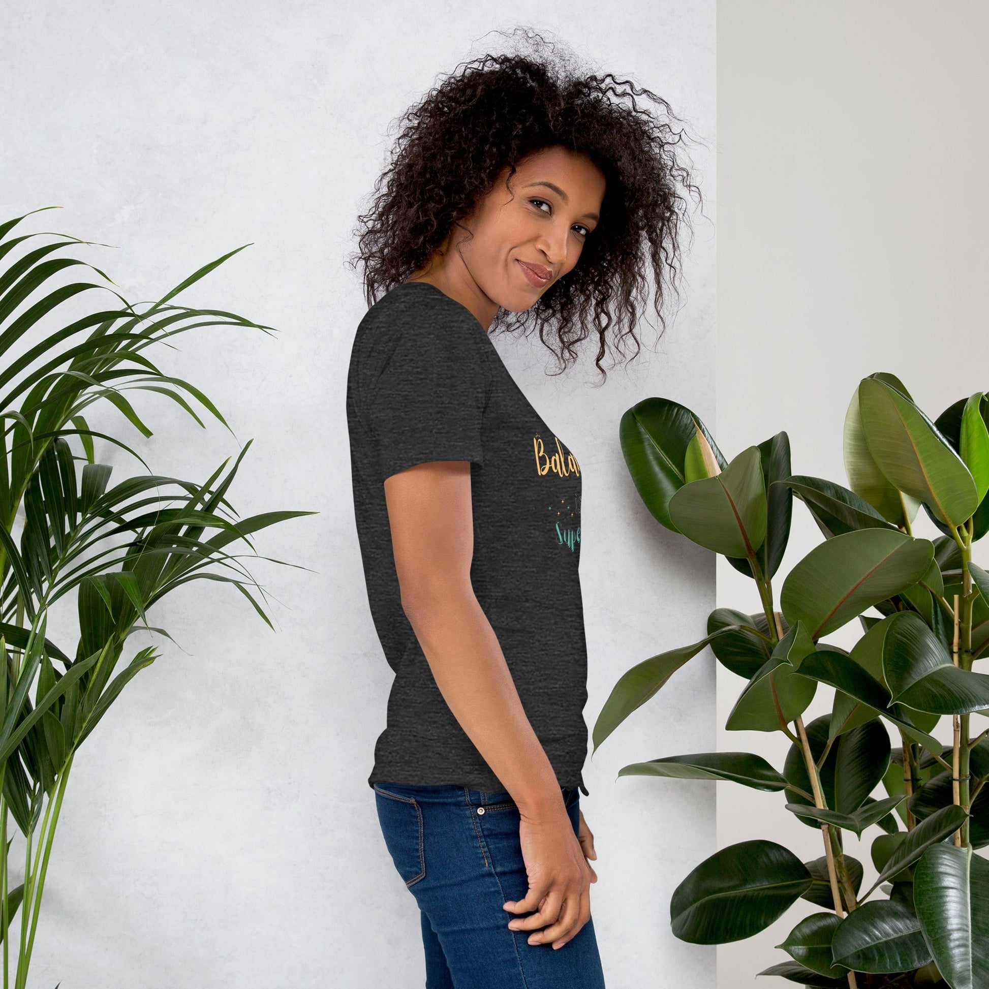 Balance Is My Superpower T-Shirt in Black