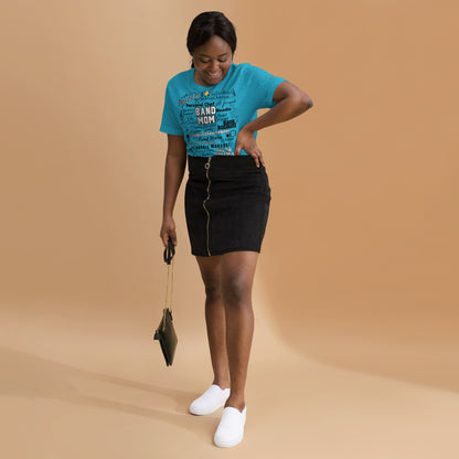 Band Mom All My Roles T-Shirt – Sports Mom Merch Product mockup