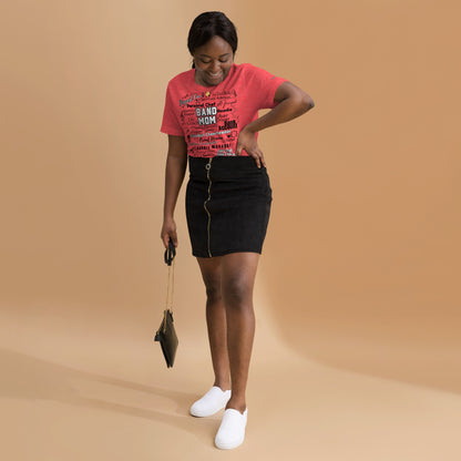 Band Mom All My Roles T-Shirt – Sports Mom Merch Product mockup