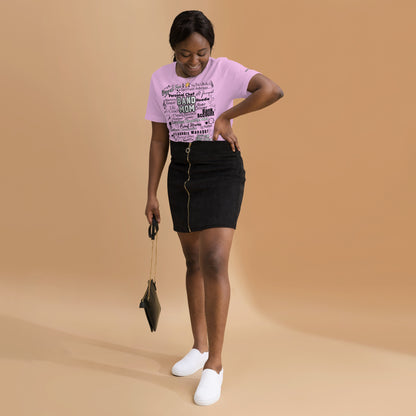 Band Mom All My Roles T-Shirt – Sports Mom Merch Product mockup