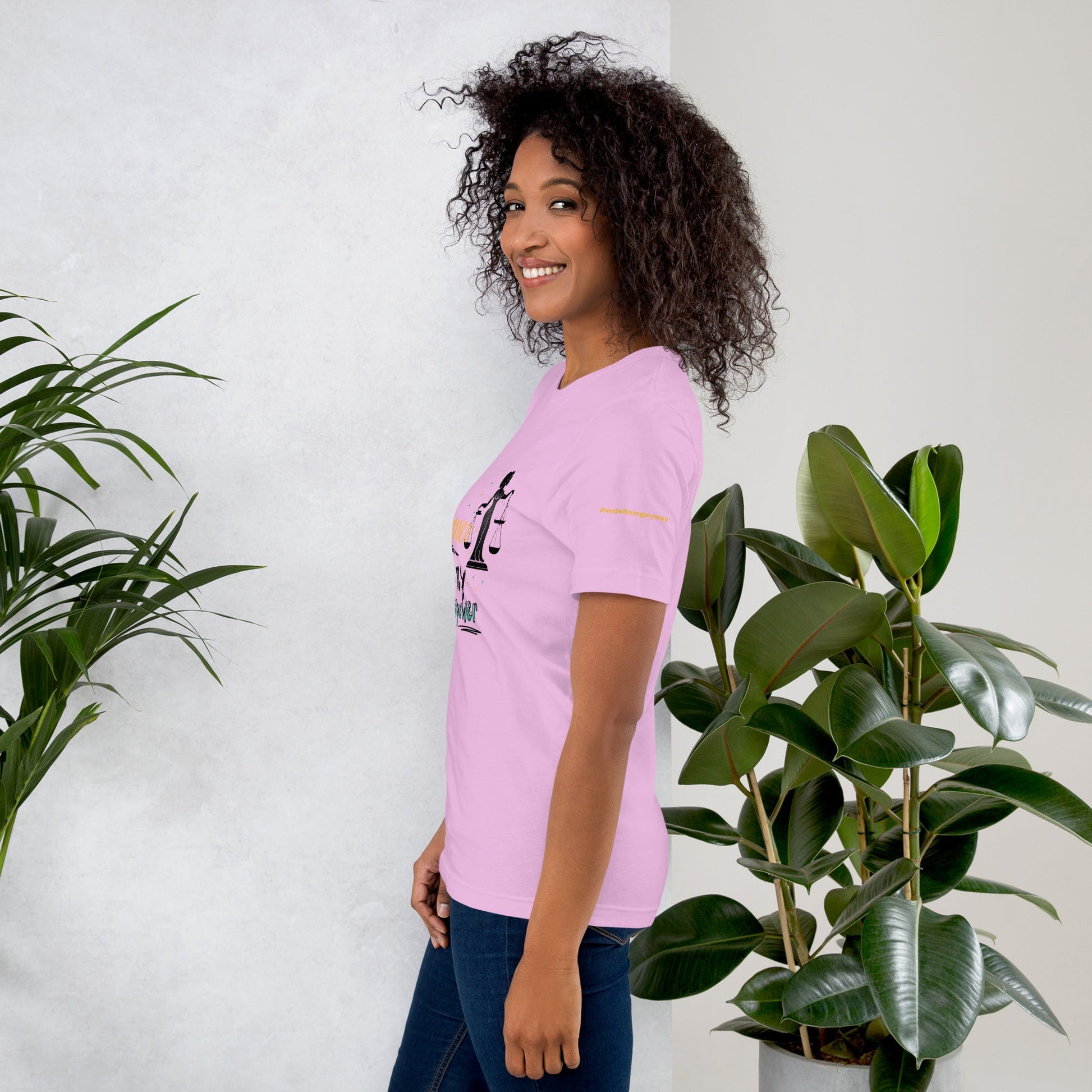 Balance Is My Superpower T-Shirt in Light Pink