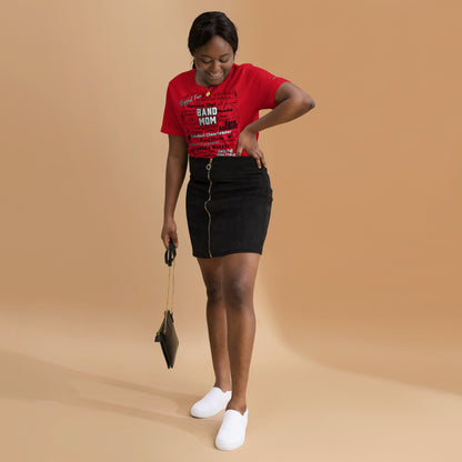 Band Mom All My Roles T-Shirt – Sports Mom Merch Product mockup