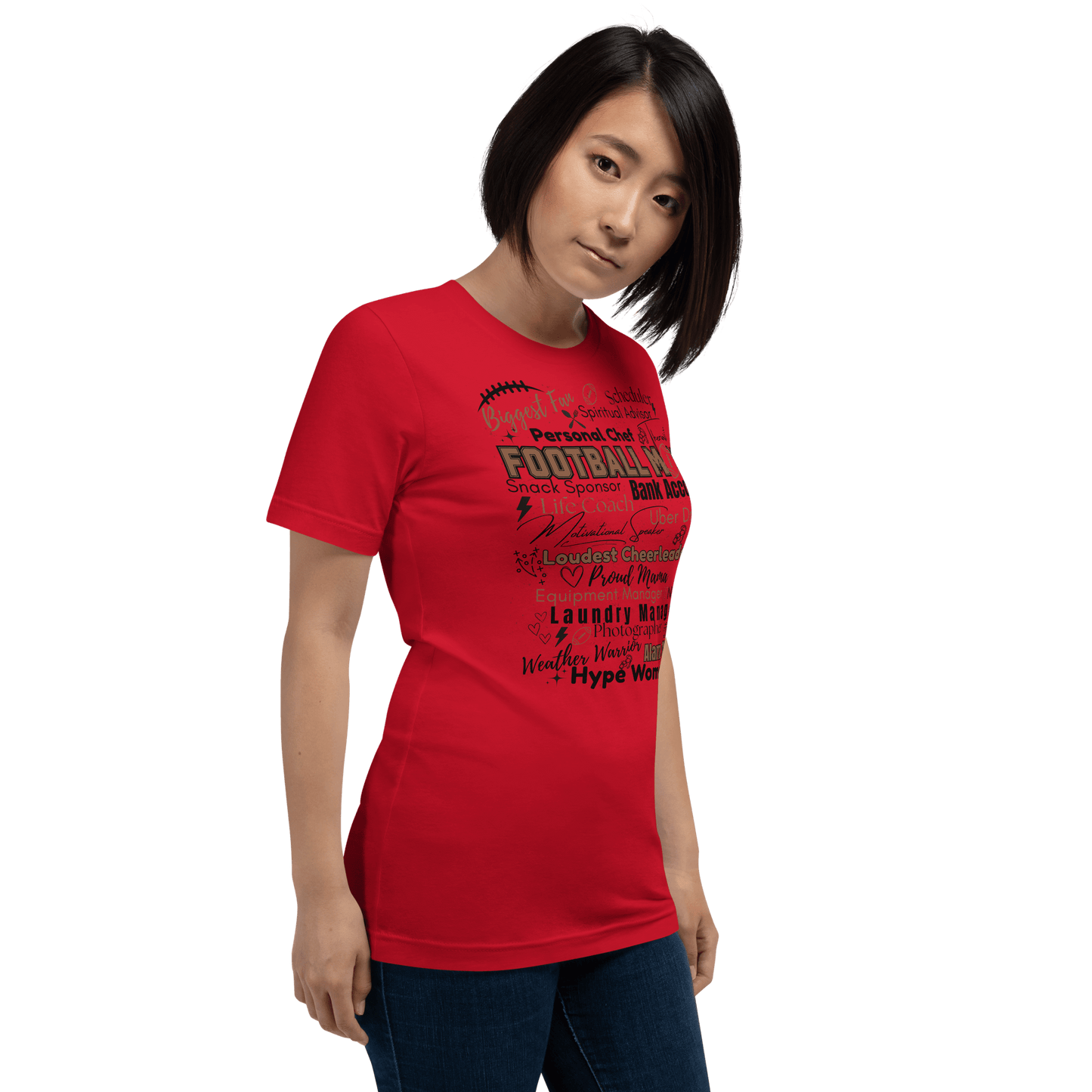 Football Mom All My Roles T-Shirt – Sports Mom Merch