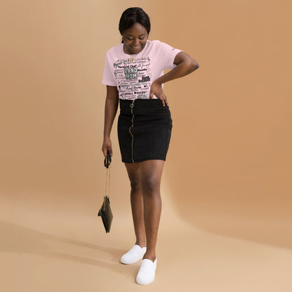 Band Mom All My Roles T-Shirt – Sports Mom Merch Product mockup