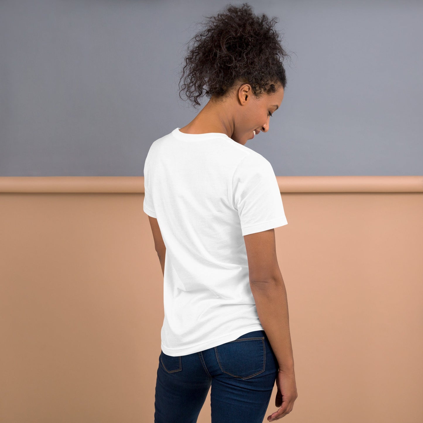 White Glow-Up Boss Mom T-Shirt with Empire Quote