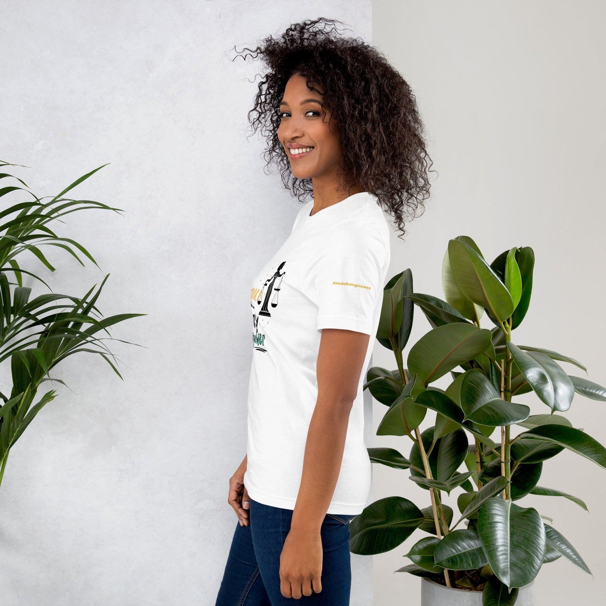 Motivational Mom T-Shirt Glow-Up Style in White